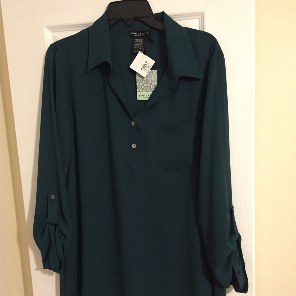 Emerald green dress